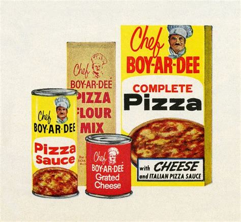 OK last for today it seems: The old Chef Boyardee Pizza Kit. : r ...