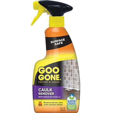 Goo Gone Caulk Remover Removes Silicone Caulk And Foam Sealants Water Based Formula