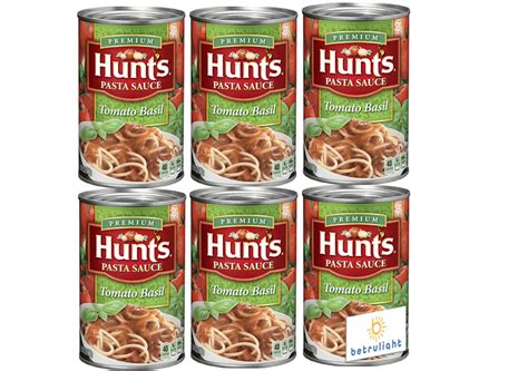 Betrulight Hunts Premium Tomato Basil Pasta Sauce Hunts Tomato Sauce Made With