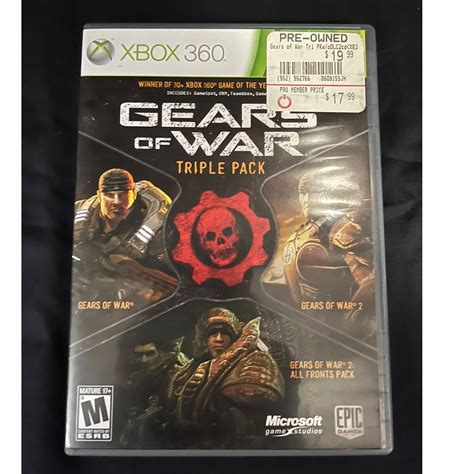 Gears Of War Triple Pack Original Xbox 360 Escorrega O Preço