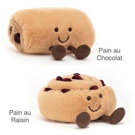 Bnwt Jellycat Amuseable Pain Au Chocolat Raisin Hobbies Toys Toys