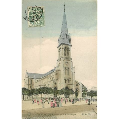 Argenteuil Cpa La Basilique Et Vue Panoramique Cartes