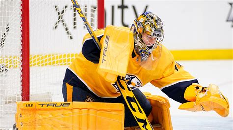 Nashville Predators Goalie Juuse Saros Named Vezina Trophy Finalist