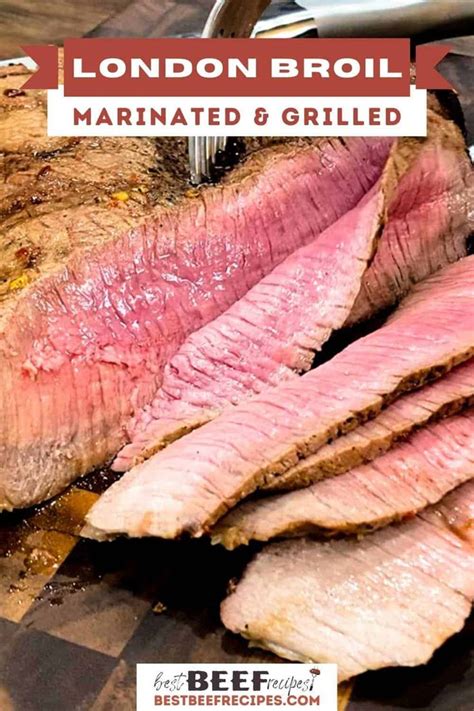 Marinated Grilled London Broil Recipe Receta