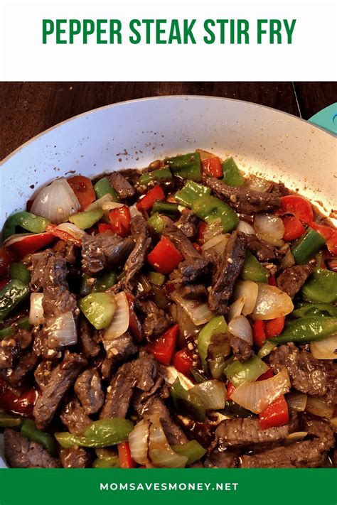 Quick And Easy Pepper Steak Stir Fry Mom Saves Money