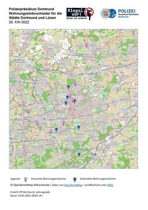 Polizei Nrw Do On Twitter Wohnungseinbruchsradar F R Dortmund