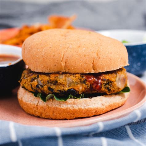 Sweet Potato Black Bean Burgers Cozy Peach Kitchen