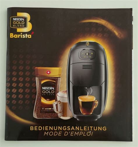 Kaffeemaschine Barista Nescafe Gold Acheter Sur Ricardo
