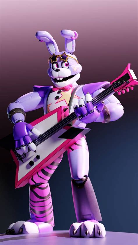 Fnaf Glamrock Bonnie Blender 30 By Gatornator13 On Deviantart Fnaf