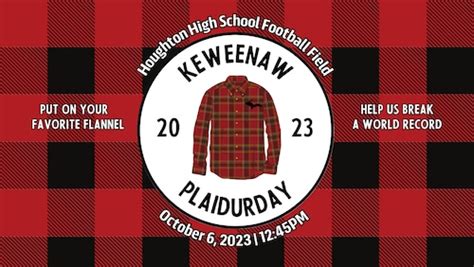 U.P. town hosting ‘Plaidurday’ aims to break world record for most people wearing plaid - mlive.com