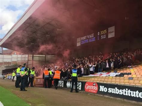 Police Defend Match Day Operation After Trouble Flared During Port Vale