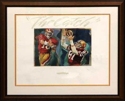 Sold At Auction Joe Montana And Dwight Clark Ers The Catch