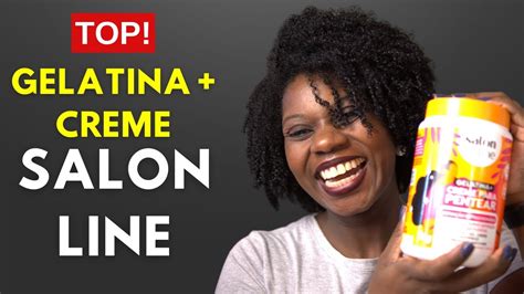 Testei O Novo Lan Amento Da Salon Line Gelatina Creme Para Pentear