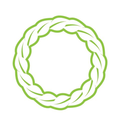 Leaf Green Decoration Circle Logo And Symbol Vector Template 13898827