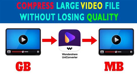 Uniconverter How To Convert And Compress Large Video File Without