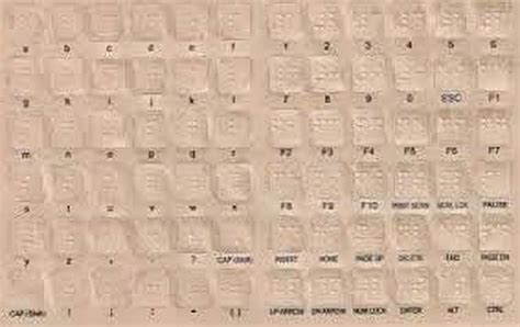 Braille KeyBoard Stickers Colors may vary - Walmart.com