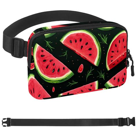 Watermelon Fanny Pack For Men Women Hiking Waist Bag Pack Runners Belt