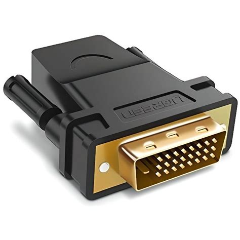 UGREEN Adaptateur DVI D 24 1 Mâle vers HDMI Femelle 1080P Full HD