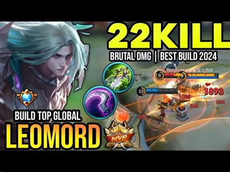 24KILLS LEOMORD BEST BUILD 2024 TOP GLOBAL LEOMORD GAMEPLAY