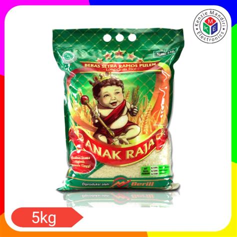 Jual Beras Anak Raja Sentra Ramos Pulen 5kg Shopee Indonesia