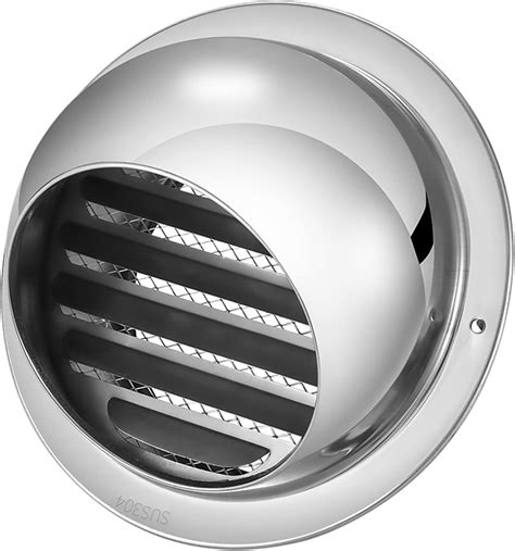 Amazon Wordfun Wall Vent Cap Stainless Steel Louvered Vent Round