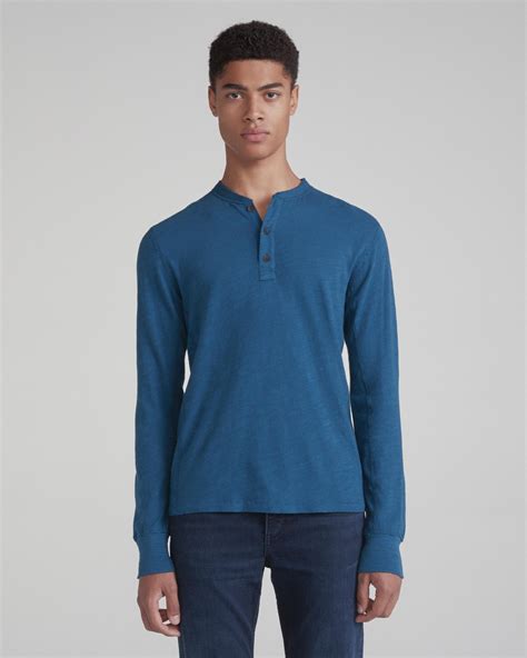 Classic Henley Men Tops Rag And Bone