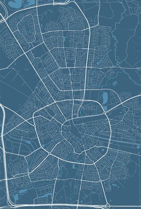 Eindhoven Map Detailed Map Of Eindhoven City Administrative Area Stock