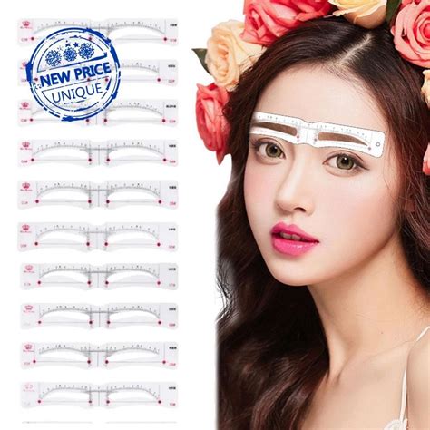 Reusable Eyebrow Stencil Set Eye Brow Drawing Guide With Shaper Makeup