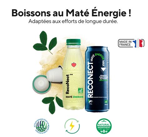 Reconect Une Boisson Nergisante Naturelle Base De Mat Energie Bio