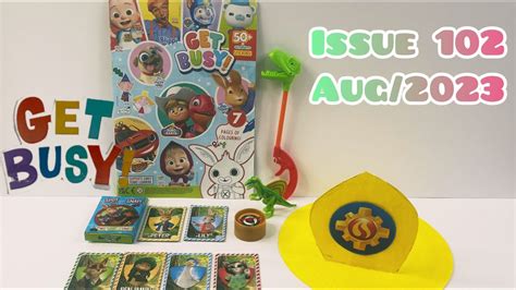 Get Busy Magazine Issue Aug With And Dino Grabber Arm Set