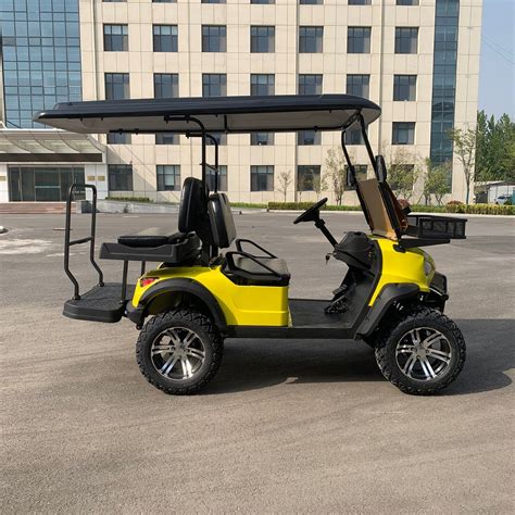 4 Wheel Adult Customized 6 Seat Electric Hunting Lifted Golf Carts China 4 Seat Golf Cart And