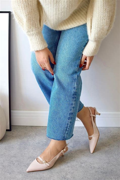 POLKA STORE Sole Sivri Burun Tek Bantlı Tokalı Bej Nude Ten Rugan Topuklu Kadın Ayakkabı