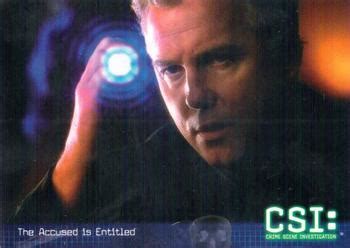 Strictly Ink Csi Series Non Sport Gallery Trading Card Database