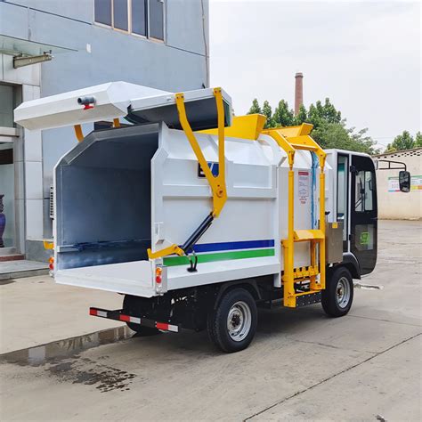 Big Capacity Electric Four Wheel Garbage Transfer Self Discharging