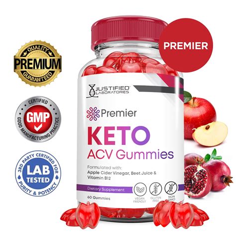 Premier Keto Acv Gummies 1000mg Healthful Dietary Supplement With Acid