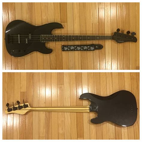 Schecter Guitars Research Michael Anthony Electric Bass Guitar in Carbon Gray