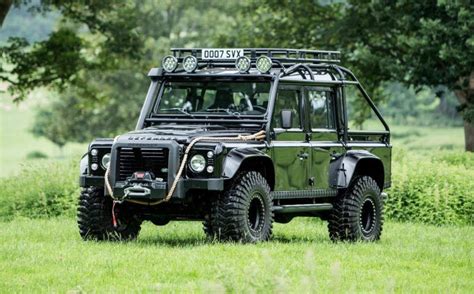 The James Bond Spectre Land Rover Defender Svx Land Rover Defender Land Rover Land Rover