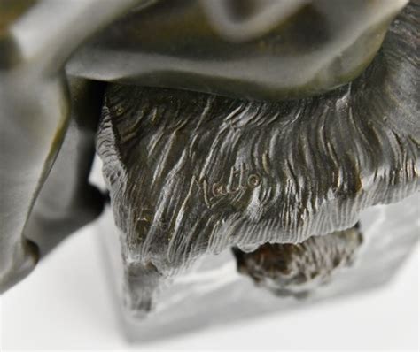 Art Deco Bronze Sculpture Seated Nude With Flutes Deconamic