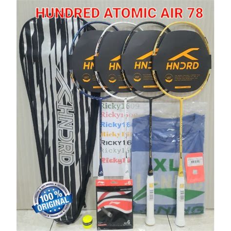 Jual Raket Badminton Hundred Atomic Air Head Heavy Tension