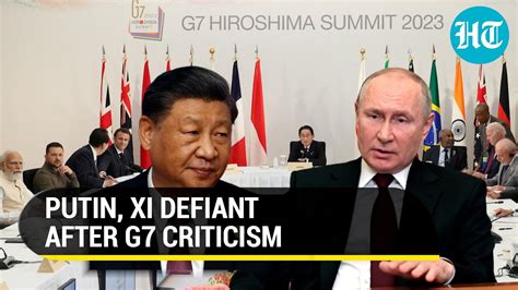 Russia China Hit Back At West After G7 Criticism Russian Pm In Beijing To Bolster Ties Youtube