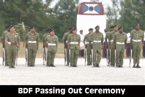 Bdf Celebrates Th Anniversary And Passes Out New Recruits