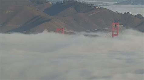 Time-lapse video of fog covering Golden Gate Bridge - ABC7 San Francisco