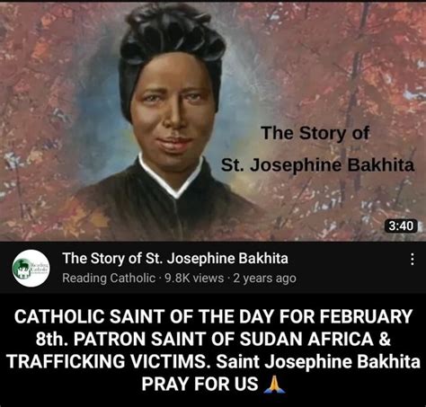 The Story Of St Josephine Bakhita The Story Of St Josephine Bakhita