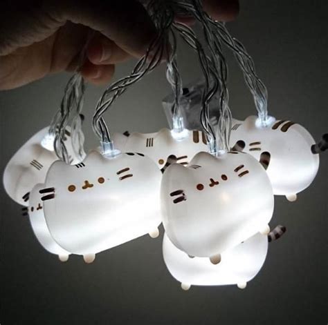 Pusheen Box Exclusive String Light Set 8 Pusheen Light Bulbs Tesla