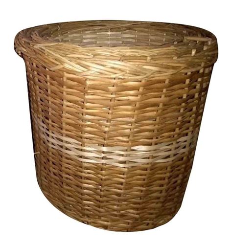 Brown Jute Handmade Woven Rattan Basket For Party Supplies Size