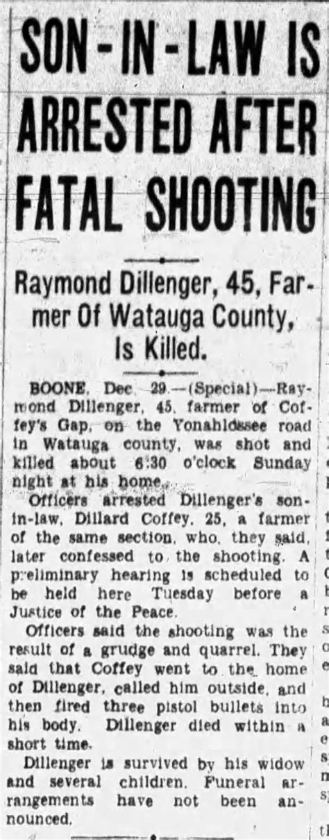 Dillard Coffey Murder