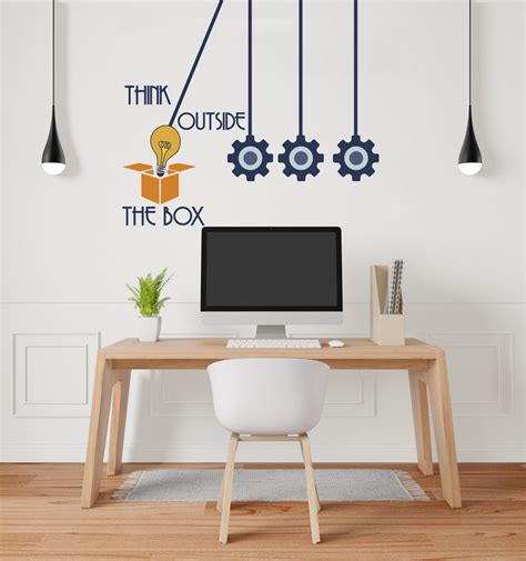 Idea Lightbulb Motivation Teamwork Success Wall Decal Work Etsy