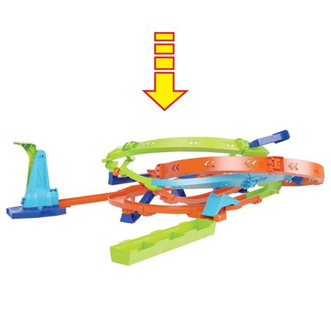 Pista Para Coches De Juguete Cicl N Looping Extremo Hot Wheels Action