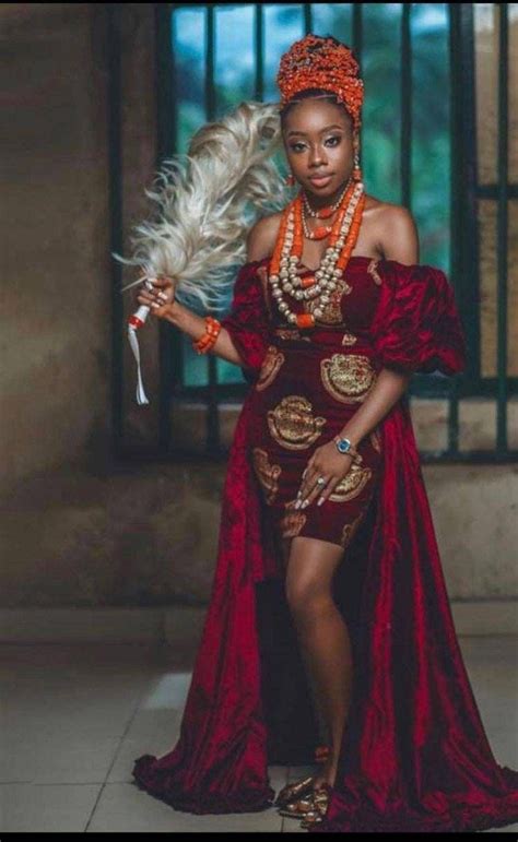 Isiagu Traditional Marriage Attire Bride Igba Nkwu Dress Igbo Bride Gown Nigerian Traditional