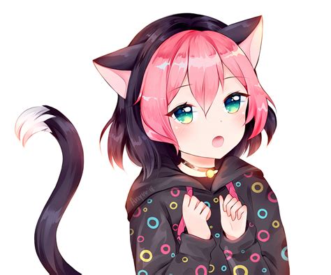 Hoodie Catgirl [original] R Awwnime